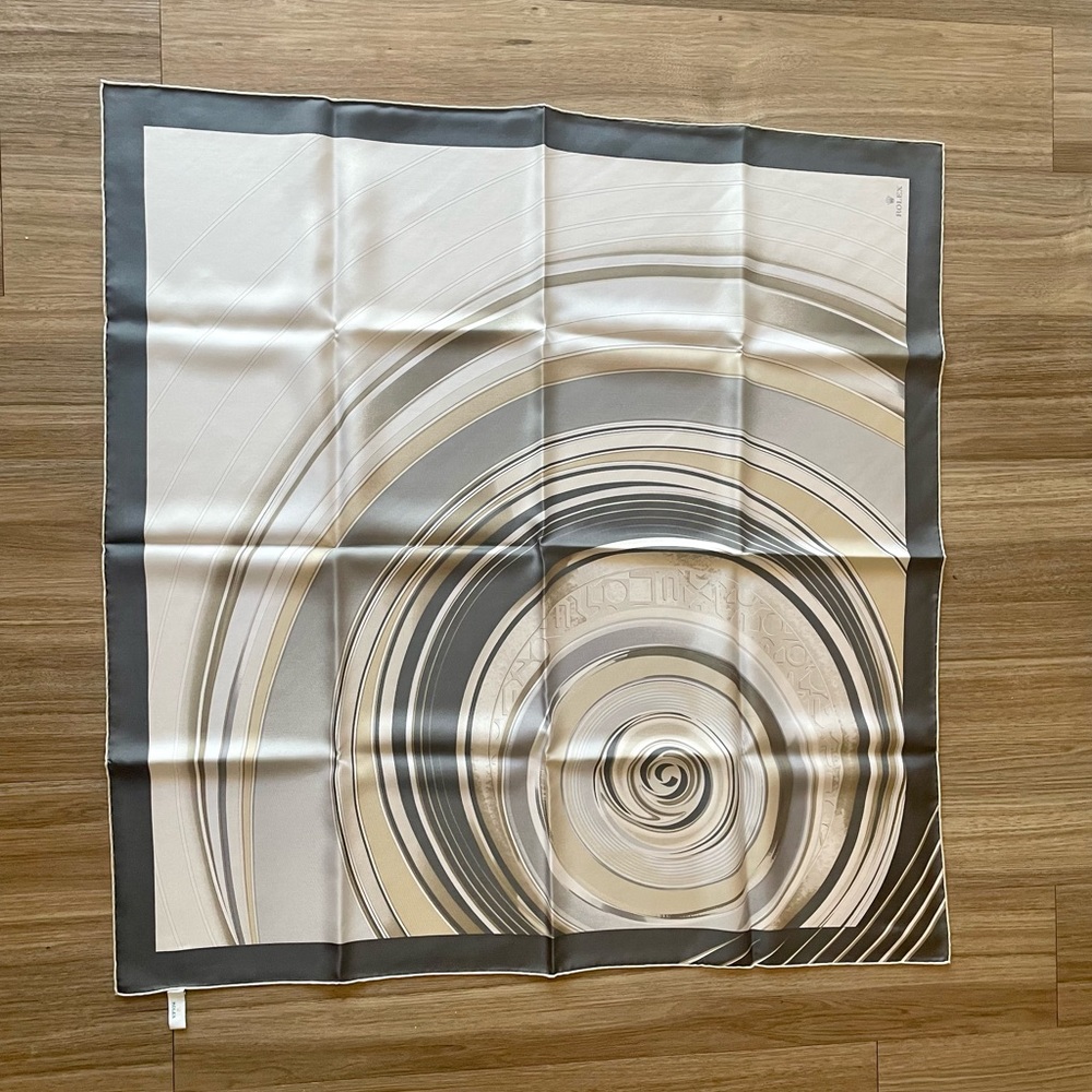 Rolex silk scarf